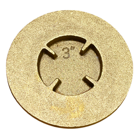 3" Brass Plug With Washer For Fill Box
