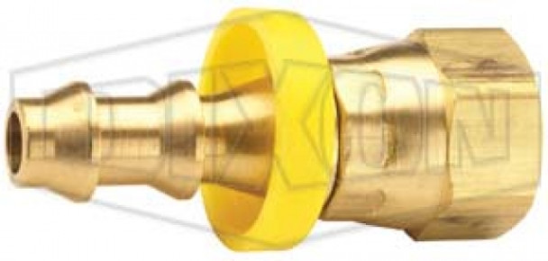 2871014C - Female 45°SAE/37°JIC Swivel x Push-on Hose Barb