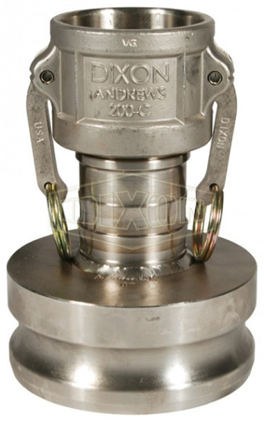 2530-DA-SS - Dixon Cam & Groove Jump Size Type DA Coupler x Adapter