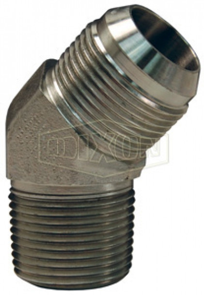 2503-12-12 - 45° Male JIC 37° Flare x Male NPTF Elbow