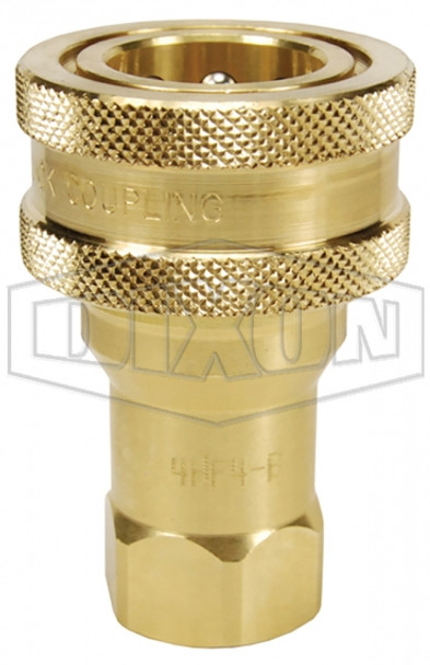 3HBF3-B - H-Series ISO-B Poppet Valve Female Threaded Coupler