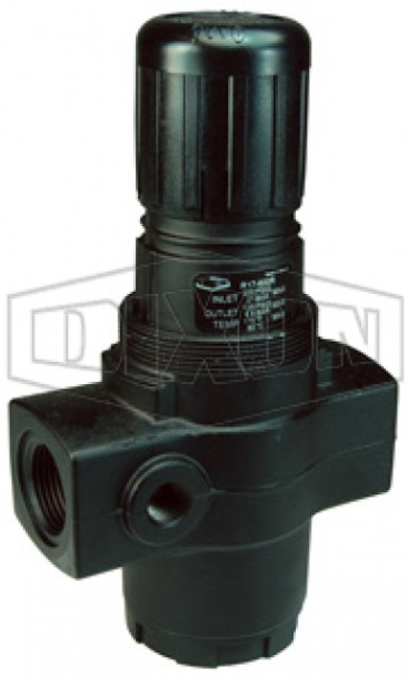 R17-B00R - Series 1 FRLs R17, R18-Series Jumbo Regulator Without Gauge