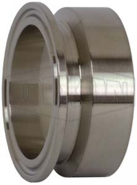 B19MPV-R200 - Tube O.D. Clamp x Schedule 5S Pipe Size Weld Adapter