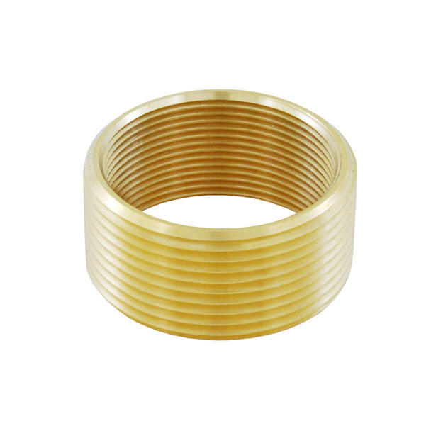 1-1/2" MPT x 1-1/4" FPT (1-3/8") Brass Tub Drain Conversion Bushing