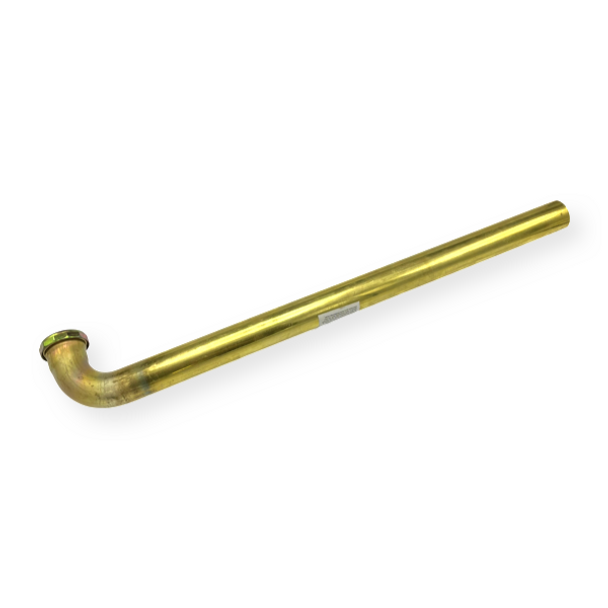 1 1/2" X 24" Rough Brass Slip Joint Waste Bend