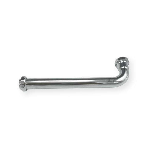 1 1/4" X 12" Chrome-Plated Slip Joint Elbow