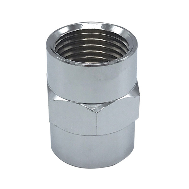 3/8" Chrome-Plated Coupling (Lead-Free)