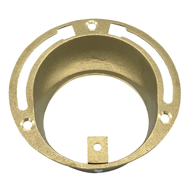 4" Offset Brass Closet Flange