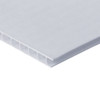 Corrugated Plastic Sheets - Translucent White Color  4'x8'