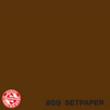 SETPAPER - DARK BROWN 107″ x 36' (2.7 x 11m)