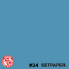 134 SEAMLESS SETPAPER - GULF BLUE 53″ x 36' (1.3 x 11m)