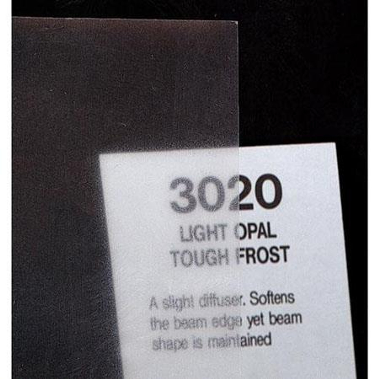 #3020 Rosco Cinegel Light Opal Tough Frost, 20x24", Gels