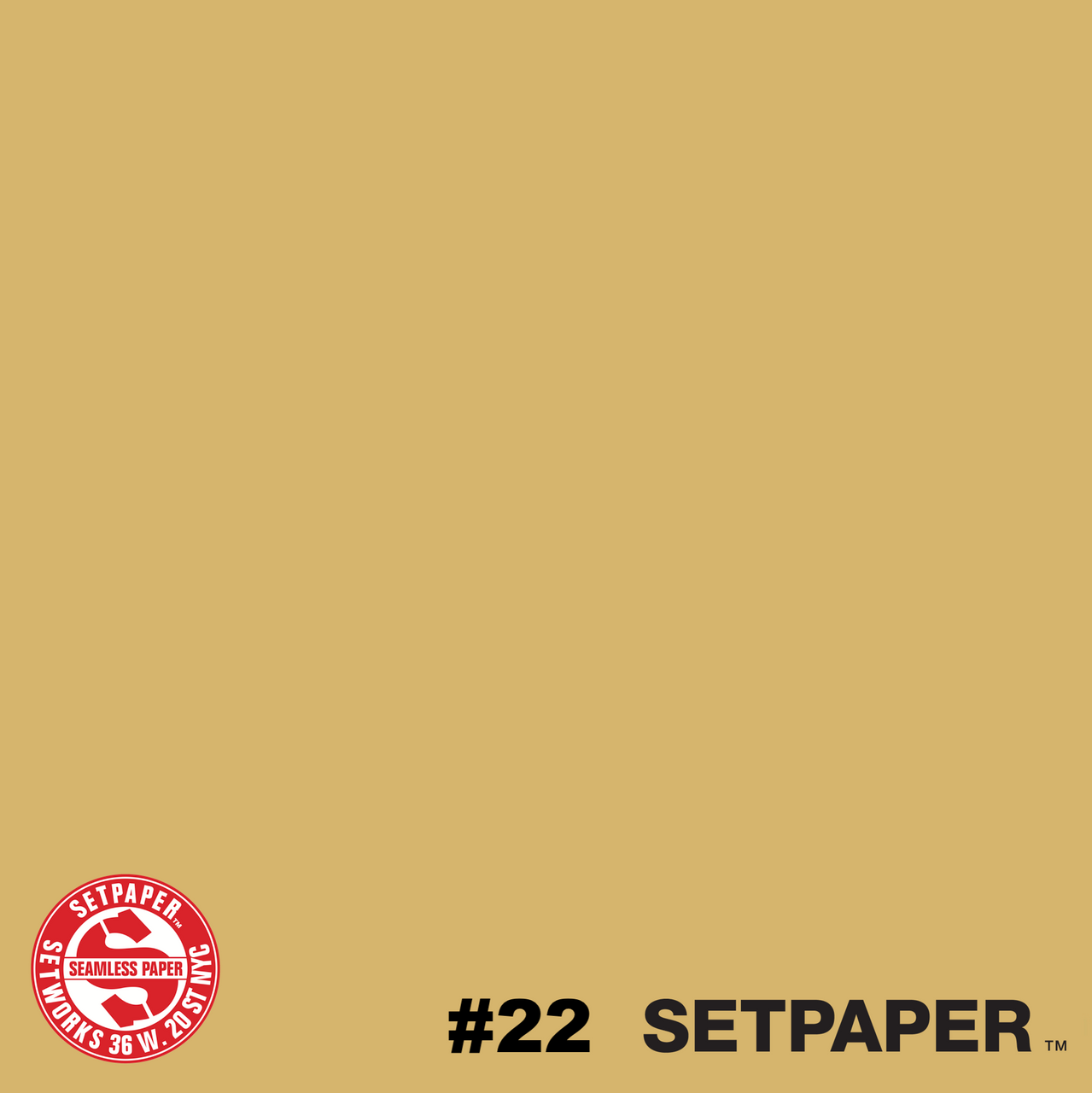 122 SETPAPER - BUFF 53" x 36' (1.3 x 11m)