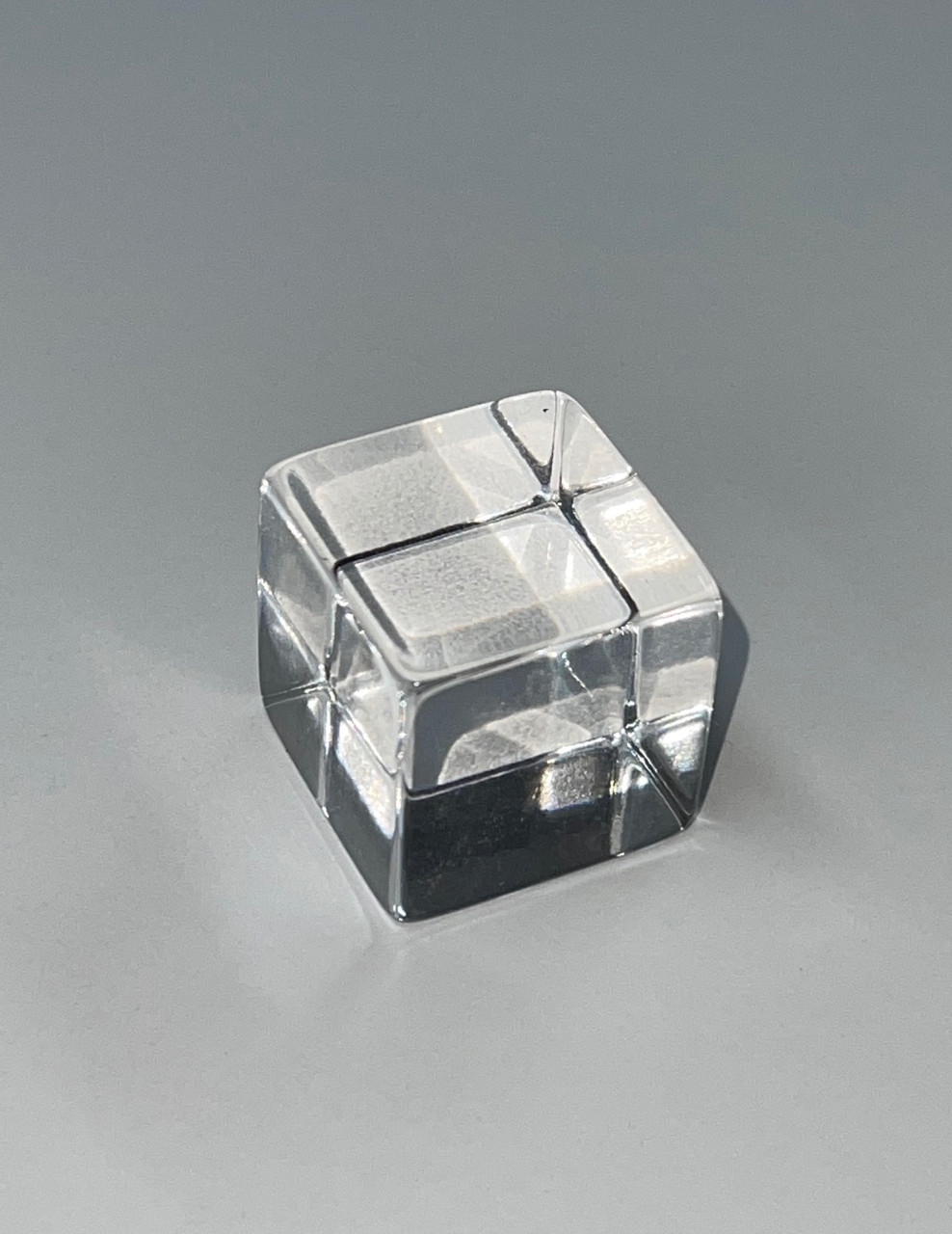 Clear Solid Acrylic Cube 1" x 1"