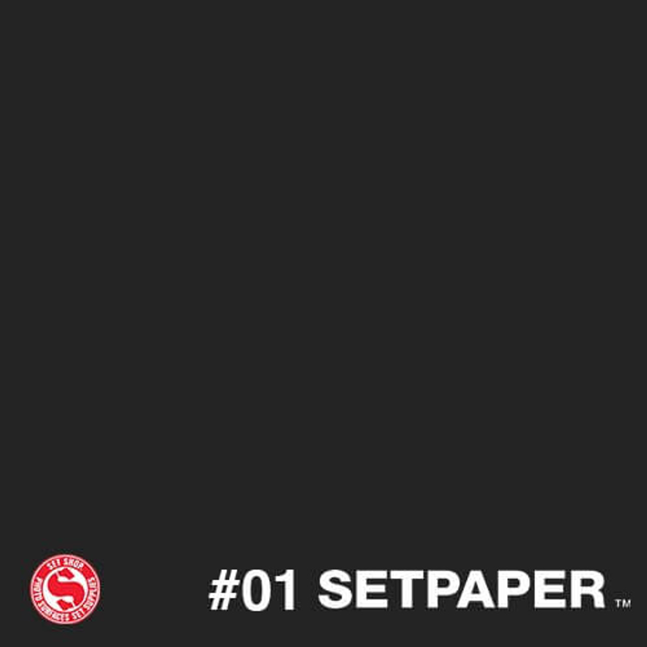 201 SETPAPER - BLACK 26" x 36' (0.66m  X 11m)