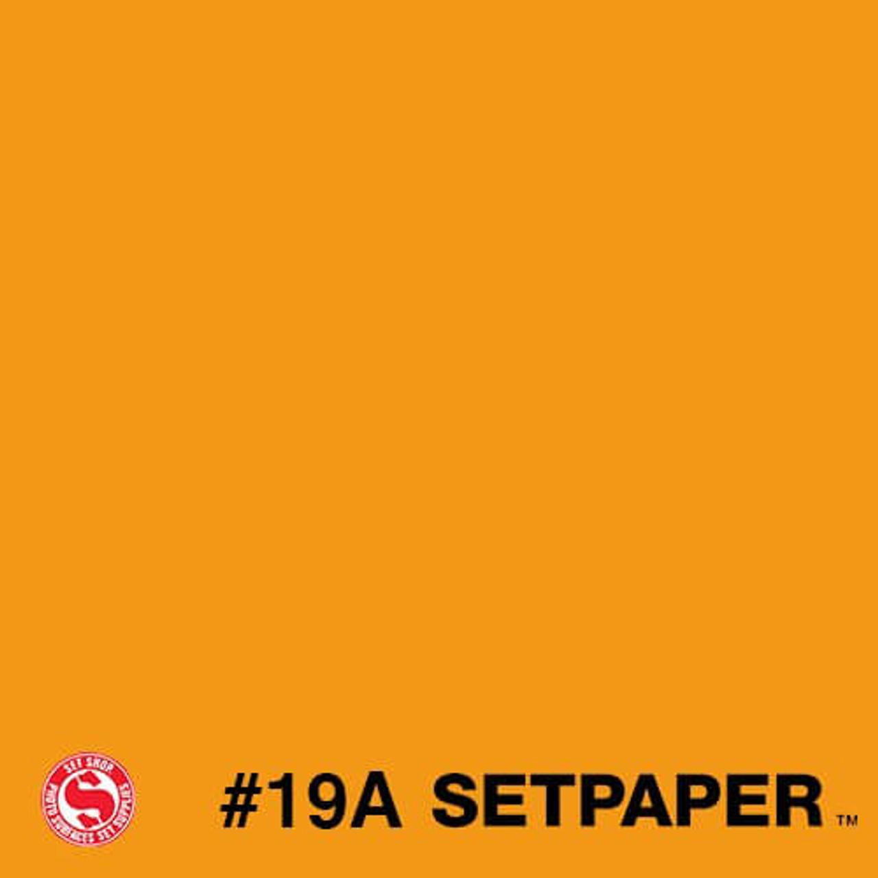 219 SETPAPER - YELLOW ORANGE 26" x 36' (0.66m  X 11m)