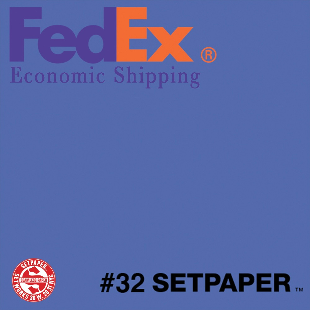 (ECONOMIC SHIPPING) SETPAPER - ROYAL BLUE 48" x 36' (1.3 x 11m)