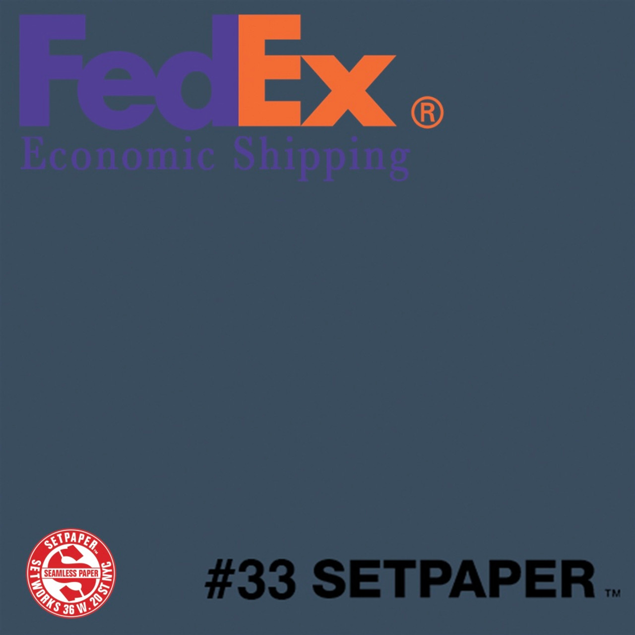 (ECONOMIC SHIPPING) SETPAPER - DARK BLUE 48" x 36' (1.3 x 11m)