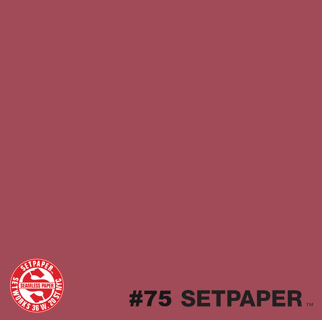 SETPAPER - BURGUNDY 107" x 36' (2.7 x 11m)