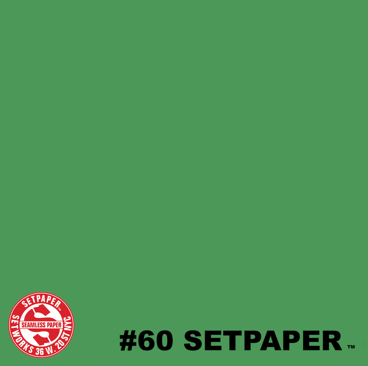 SETPAPER - CHROMA GREEN  140" x 100' (3.5 x 30.5m)