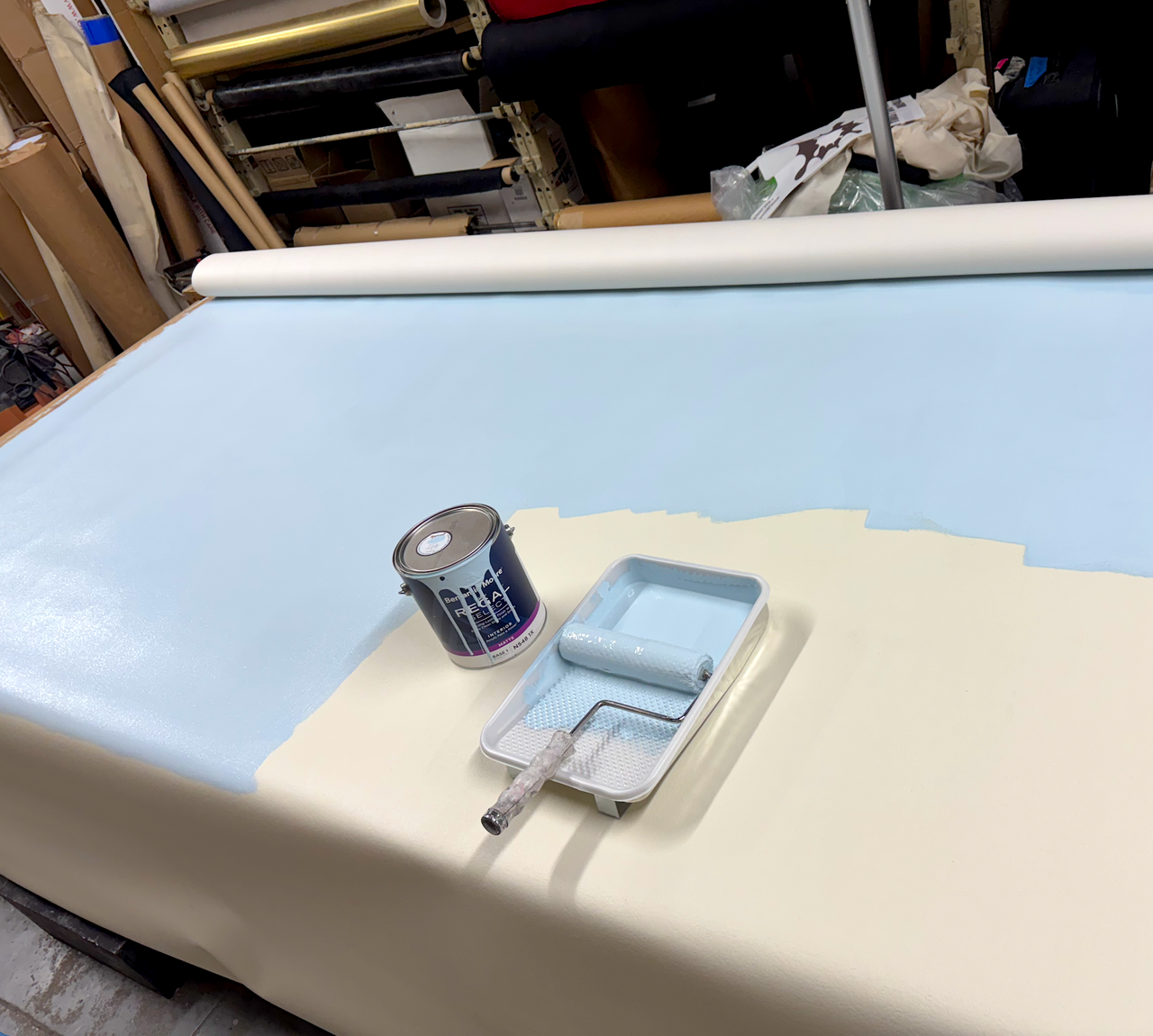 12' X 12' Linoleum - CUSTOM PAINT
