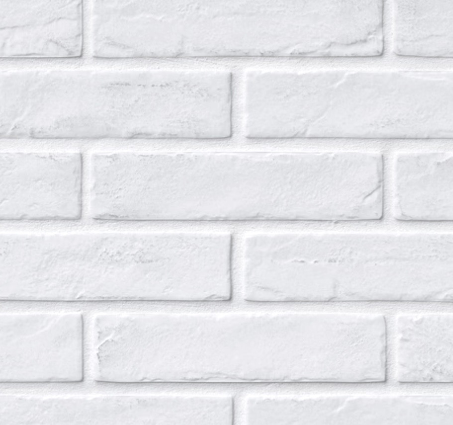 Red Brick Board Grey Grout 48" x 96" 