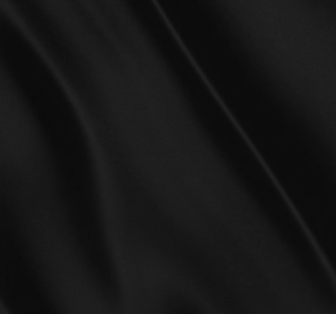 10' X 12' Solid Color Black Cotton Backdrop
