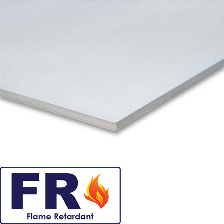 White Flame Retardant foamcore, bead board foam board, gator board,