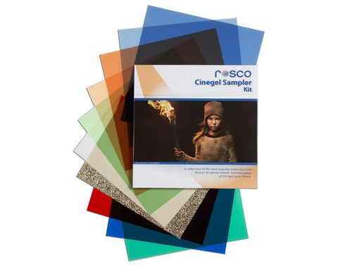 Rosco Cinegel Sampler Kit, Gels Rosco Cinegel Sampler Kit, Gels