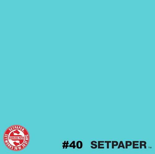 140 SETPAPER - AQUA BLUE 53" x 36' (1.3 x 11m) 140 SETPAPER - AQUA BLUE 53" x 36' (1.3 x 11m)