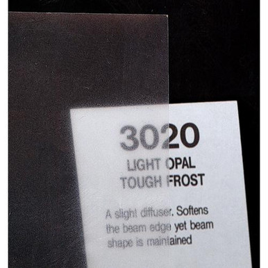 Rosco Cinegel #3020: Light Opal Tough Frost, Gels - Set Shop NYC