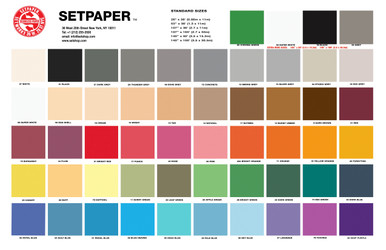 カラーボード４色×7セット SETPAPER COLOR CHART