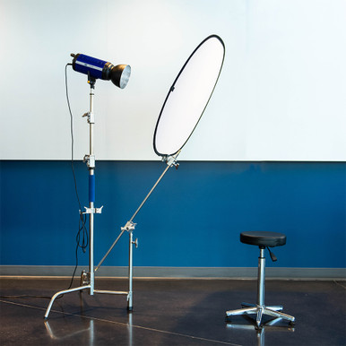 Stainless Steel C-Stand Kit (40'') w/ FREE Paper Backdrop!