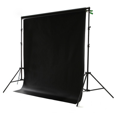 Matte Black Vinyl Backdrop 8' x 10