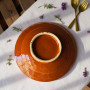 Handmade Moroccan ceramic dinnerware with bold multicolor geometric motifs Glow and Clay