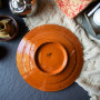 Decorative Moroccan wall plate handmade ceramic star motif for fall décor