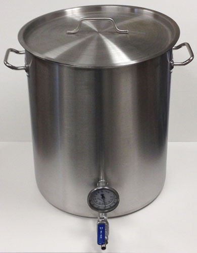 15 Gallon Stainless Steel Kettle with Tri-Clad Bottom Welded