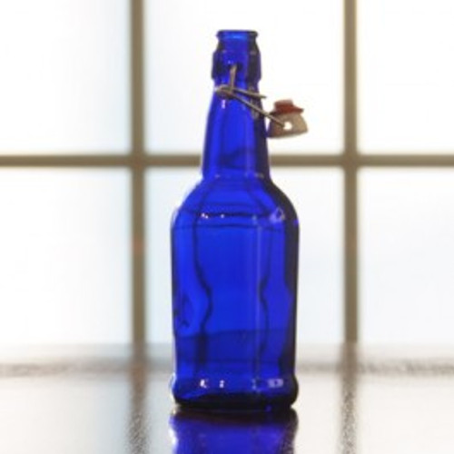 1 Liter Amber E.Z. Cap Bottle - Case of 12