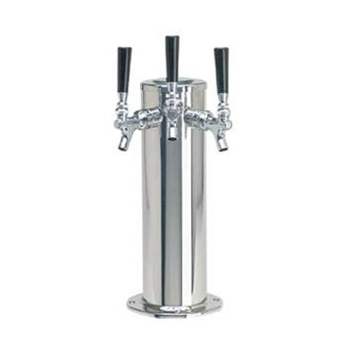 Draft Beer Tower - 3 Faucets - Stainless Steel Draft Beer Tower - 3 Faucets - Stainless Steel