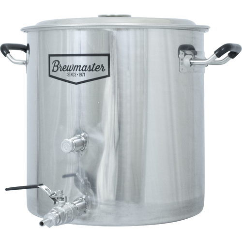 18.5 Gallon Stainless Steel Homebrewing Brew Kettle with Ball