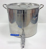 8 Gallon Stainless Steel Kettle with Weldless Valve Cosmetic damage