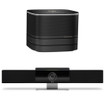 Poly HP Zoom Rooms Kit, Studio Video Bar, Mini PC