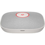 Poly Studio A2 Table Microphone, White, Front, Muted