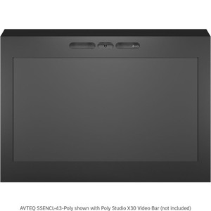 AVTEQ Security Display Enclosure for Poly Studio X30, Front