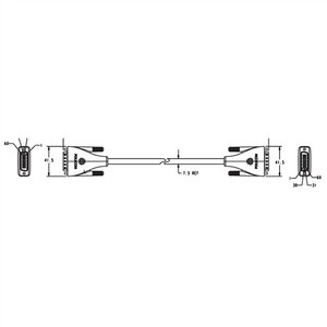 Poly 30' HDCI (M) to HDCI (M) Camera Cable