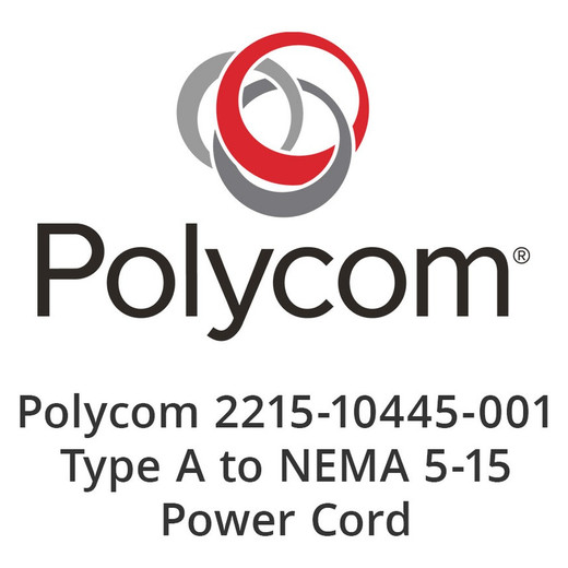 Poly Type A to NEMA 5-15 Power Cord