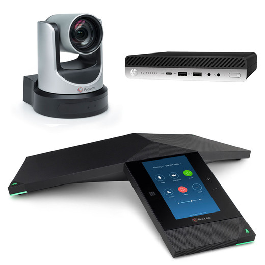 Poly HP Zoom Rooms Kit, Trio 8800, EagleEye IV USB, Mini PC