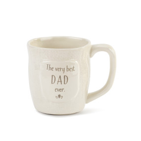 cream colored mug reading The Best Dad Ever
