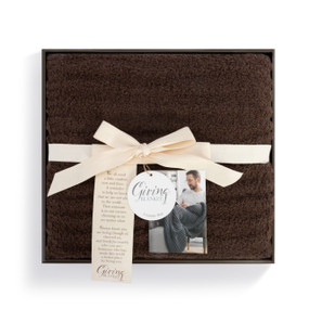 Espresso Giving Blanket - Giving Collection Knit Fabric Men's