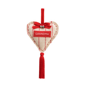 Grandma Heart Tassel Ornament